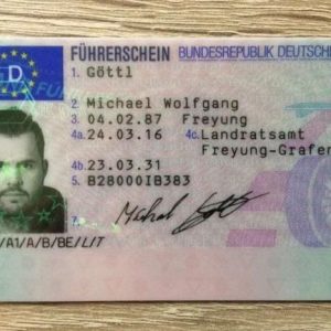 GERMAN DRIVERS LICENSE