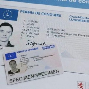 LUXEMBOURG DRIVING LICENSE